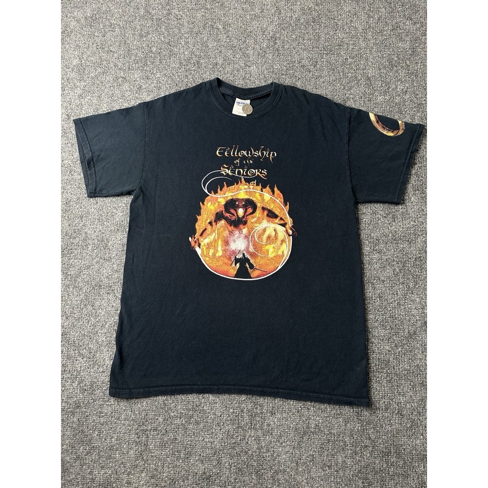 Mens Lord of the Rings Fellowship Of The Ring Movie T Shirt, Size M